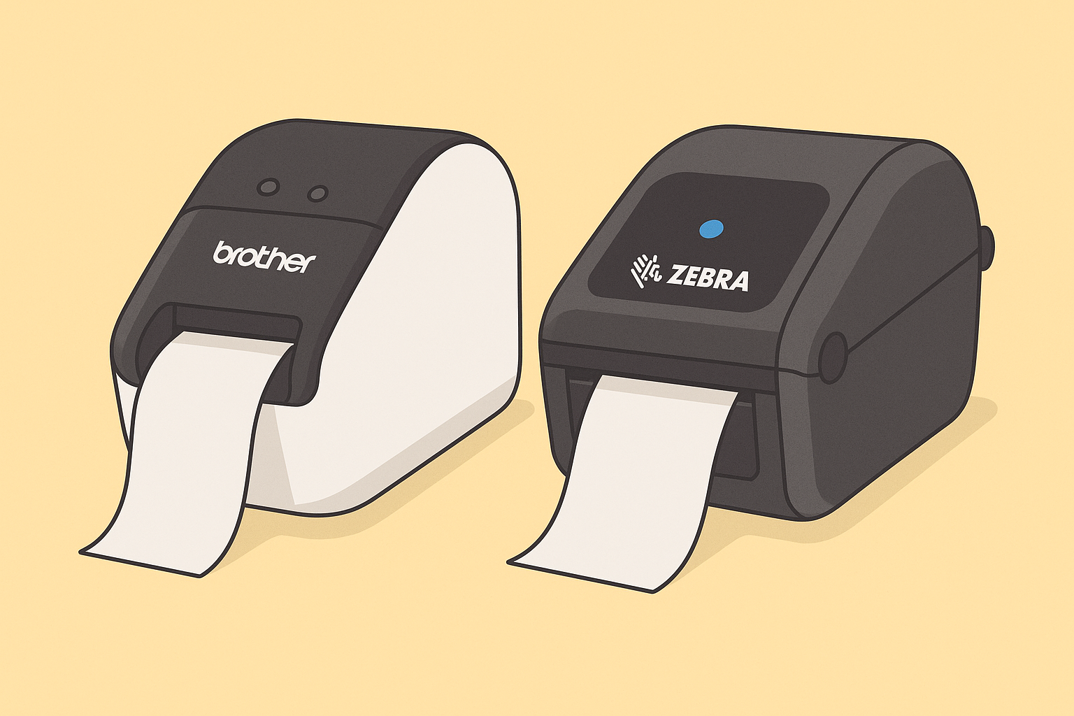 Why Brother and Zebra label printers are a better choice than Dymo