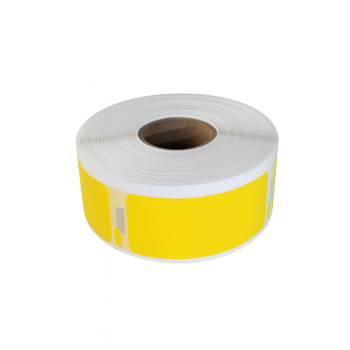 Dymo 11352 compatible labels yellow, 25 x 54mm, 500 labels
