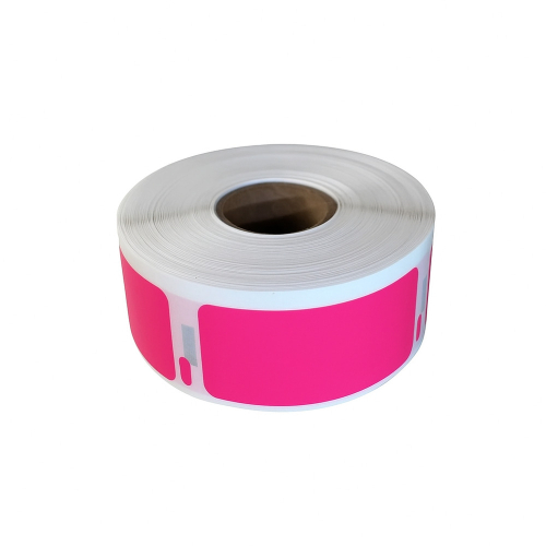 Dymo 11352 compatible labels pink, 25 x 54mm, 500 labels