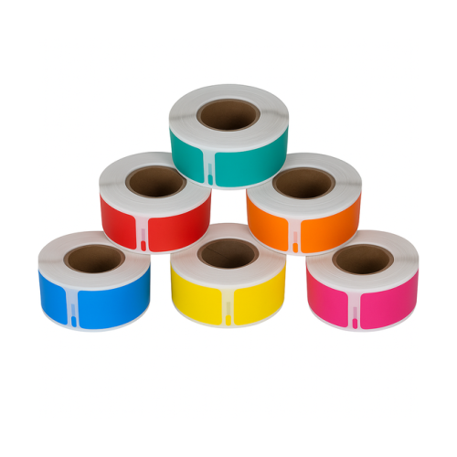 Dymo 11352 compatible labels rainbow box, 25 x 54mm, 500 labels