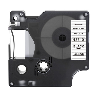Dymo 43610 compatible letter tape