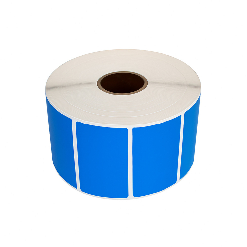 Thermal labels, 57 x 32mm, blue, 1500 labels