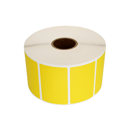 Thermal labels, 57 x 32mm, yellow, 1500 labels