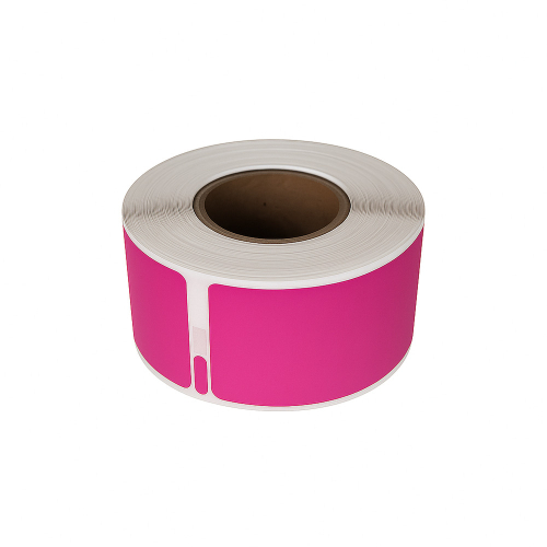 Dymo 99010 compatible labels pink, 28 x 89mm, 130 labels
