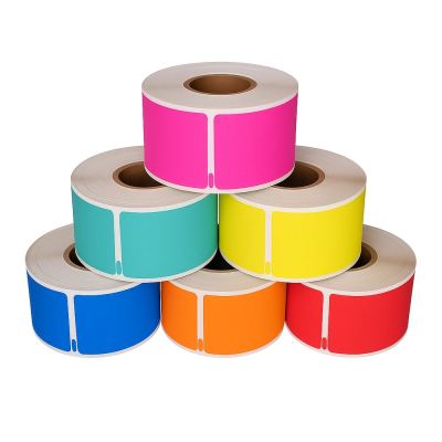 Dymo 99012 compatible colored labels