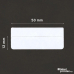 10 rolls Dymo 99017 compatible labels, 12 x 50mm, 220 labels