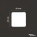 10 rolls Dymo S0929120 compatible labels, 25 x 25mm, 750 labels