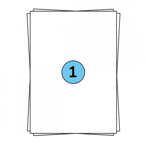 A4 sheet labels 210 x 297 mm, 100 labels