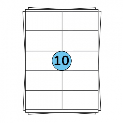 A4 sheet labels 105 x 57 mm, 1,000 labels