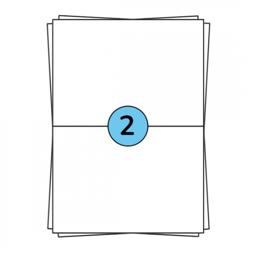 A4 sheet labels 210 x 148 mm, 200 labels