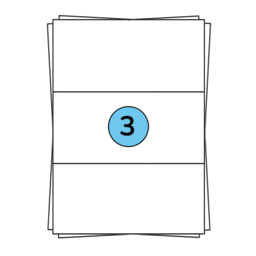 A4 sticker sheets