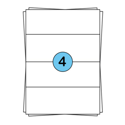 A4 sticker sheets
