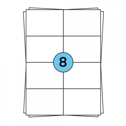 A4 sheet labels 105 x 74 mm, 800 labels