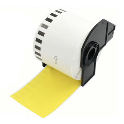 Brother DK-22205 compatible labels yellow