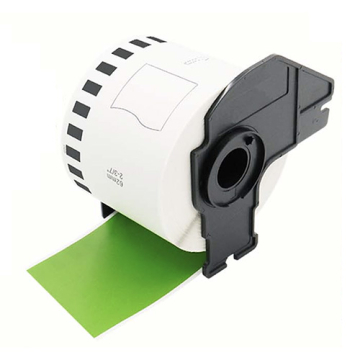 Brother DK-22205 compatible labels green