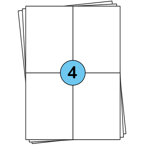 A4 labels